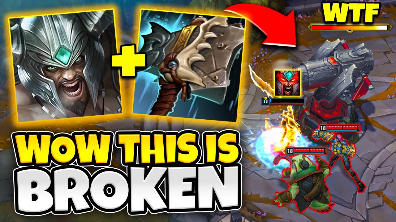 Tryndamere but I build hullbreaker and win the game by myself (THEY CAN'T STOP ME)