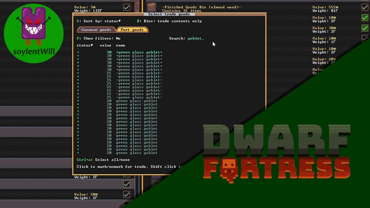 DFHack: Trading Made Easy - Dwarf Fortress "Cattenziril" Ep. 26