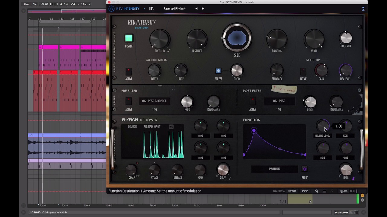 Tutorials - Reverb INTENSITY | ARTURIA