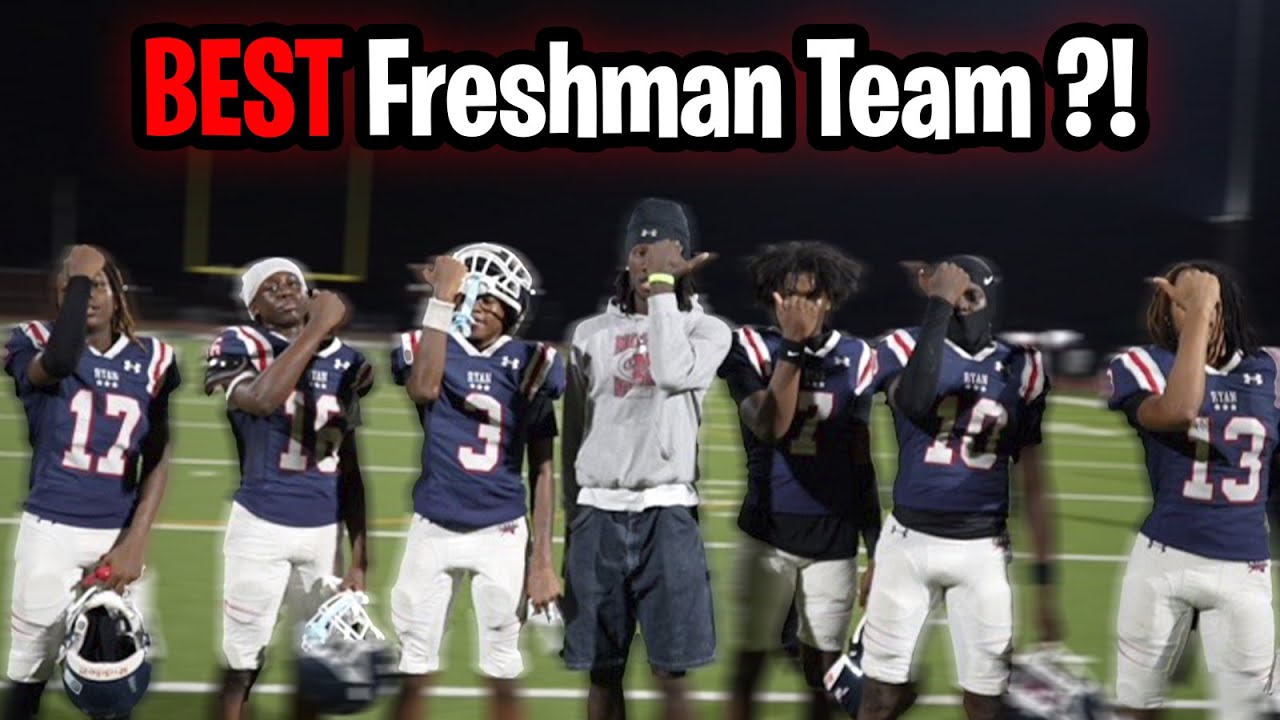 This Might Be The Best FreshMan Team In Texas Denton Ryan Raiders Vs Azle Hornets Highschool