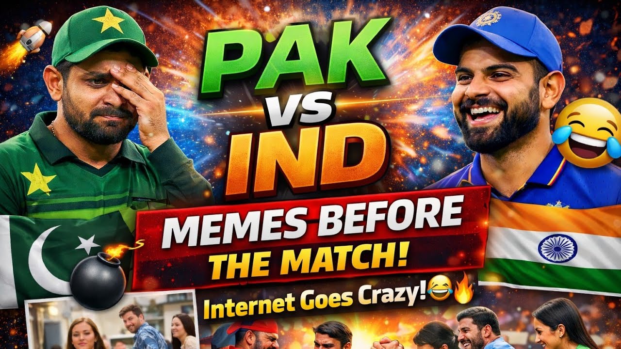 PAKISTANI VS INDIA PRE MATCH MEMES 2026 