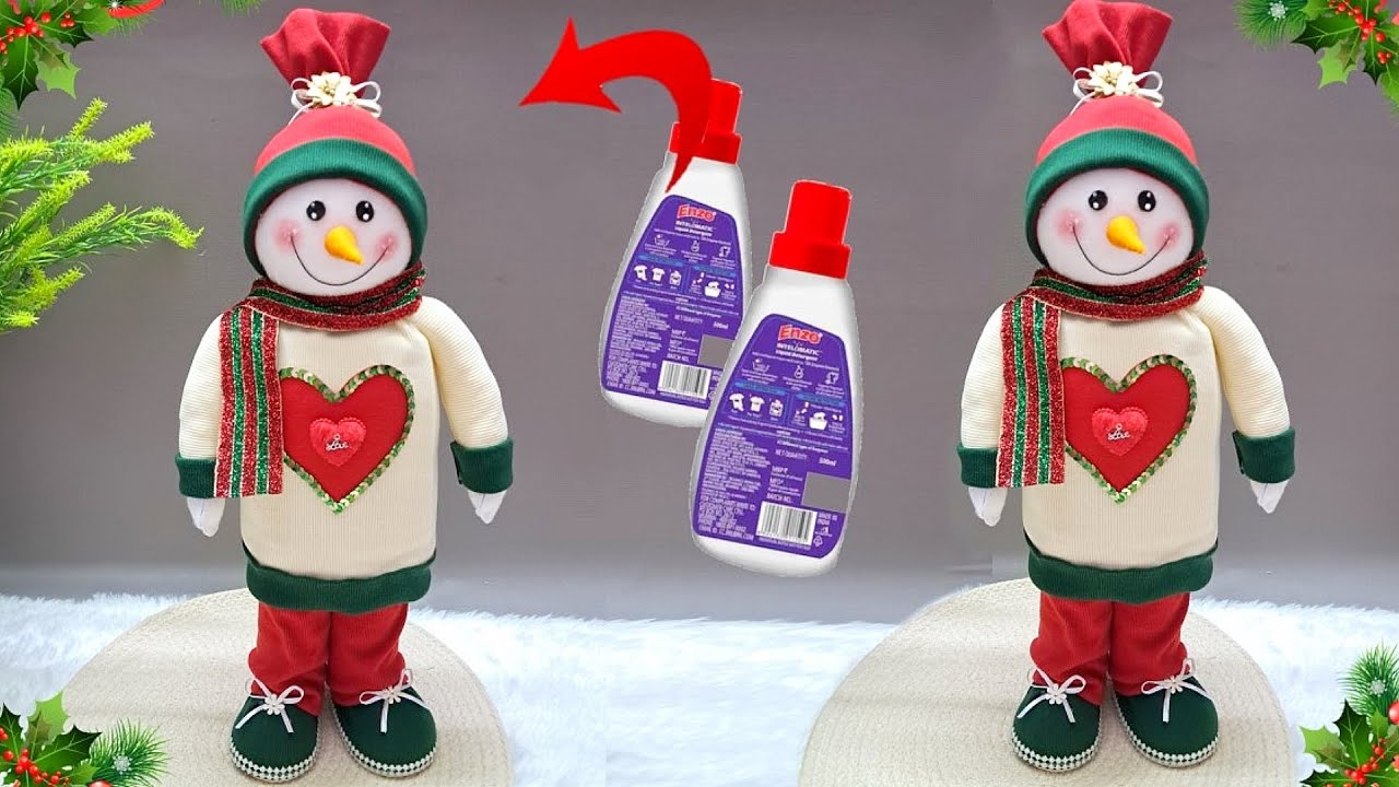 DIY Easy Christmas Decoration idea from waste plastic bottle | DIY Christmas craft idea🎄323
