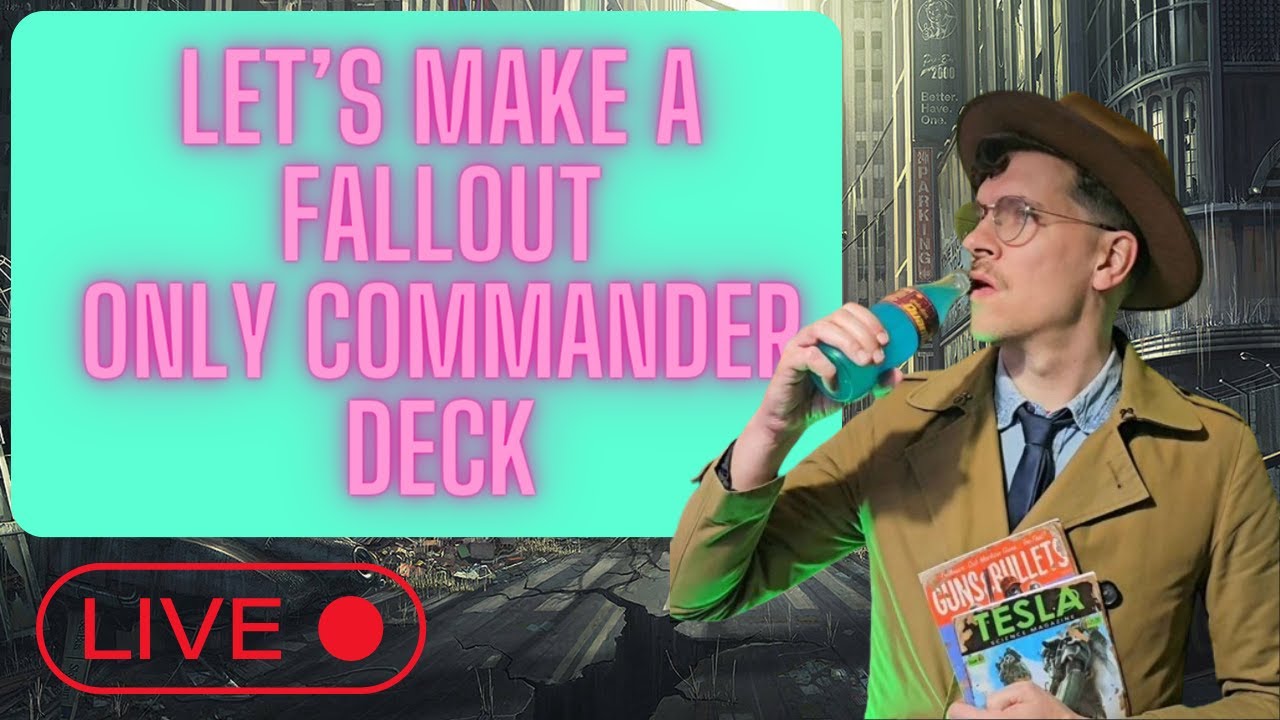 Let's build a Magic: the Gathering commander deck with Fallout precon cards only
