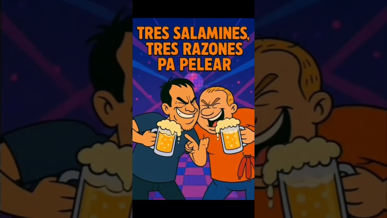 Tres salamines, tres razones para pelear. #musica #argentina #cumbia #cooperativa #baile #humor 