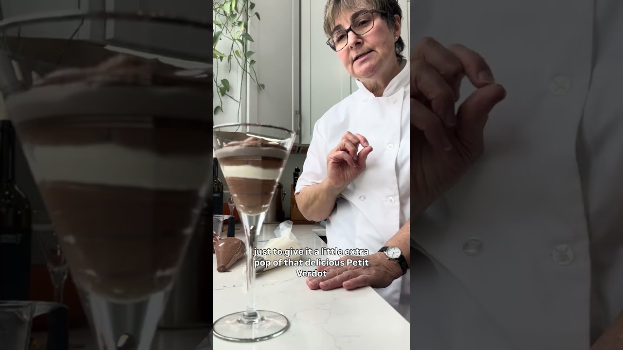 Red Wine Chocolate Mousse