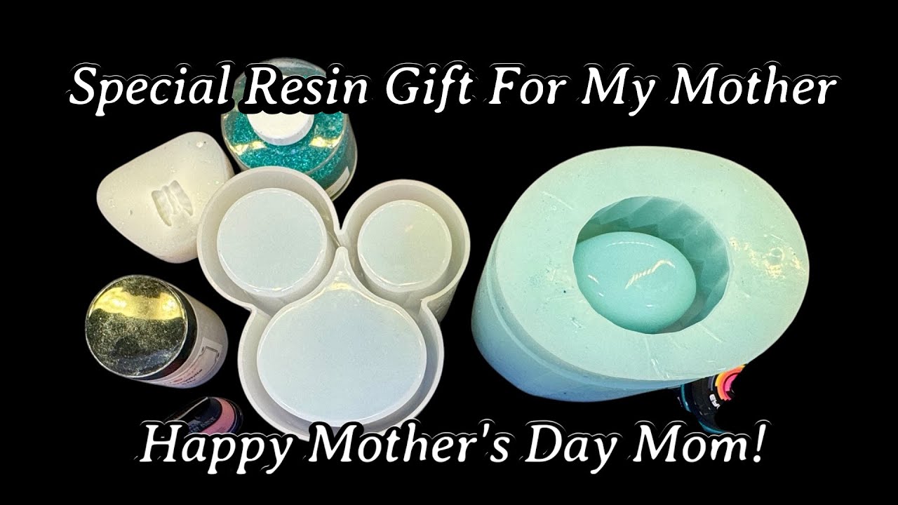 #830 Special Mother's Day Resin Project For My Mom! Stunning Into Resin Vase And Pen Organizer
