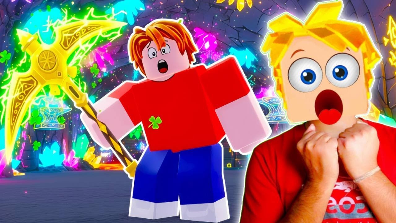 MAX LUCK for the STRONGEST PICKAXE in Roblox The Forge