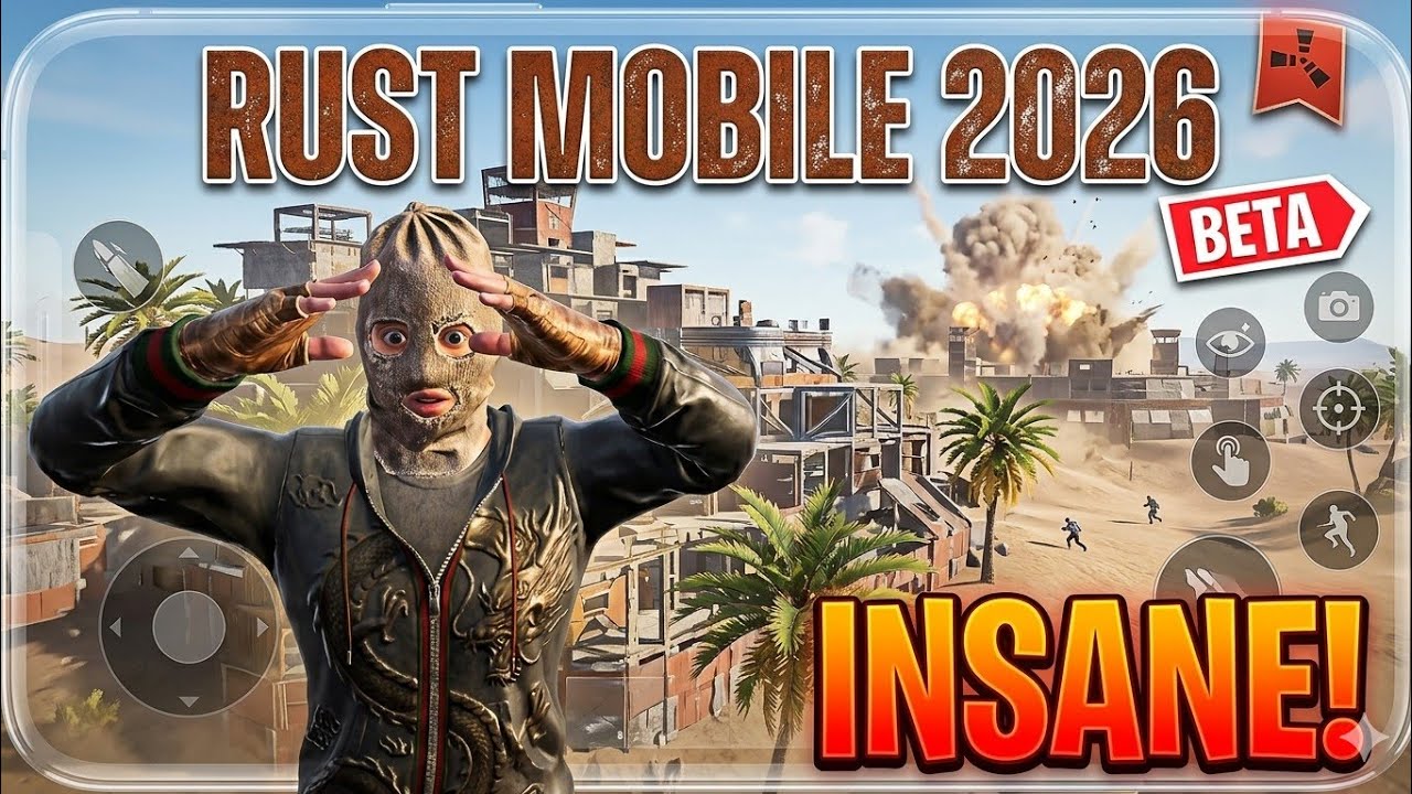 ​I Played Rust Mobile in 2026 & It's INSANE! (Beta Gameplay) #rustmobile 