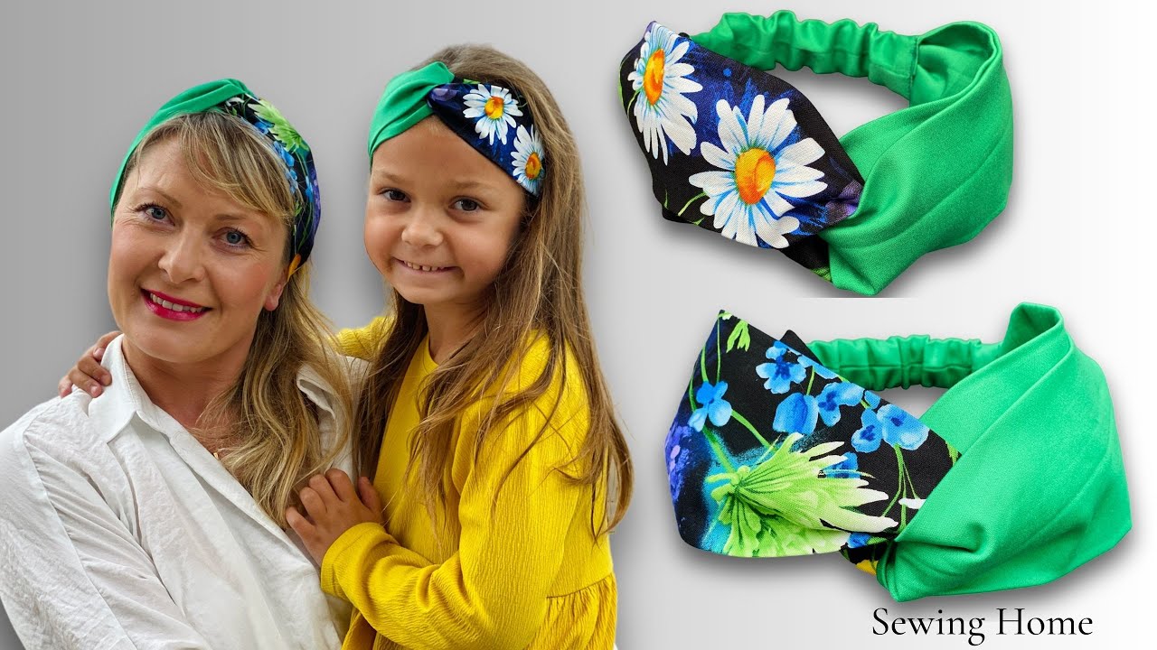 Easy Turban Headband For Women Or Girls / Easy Sewing Tips