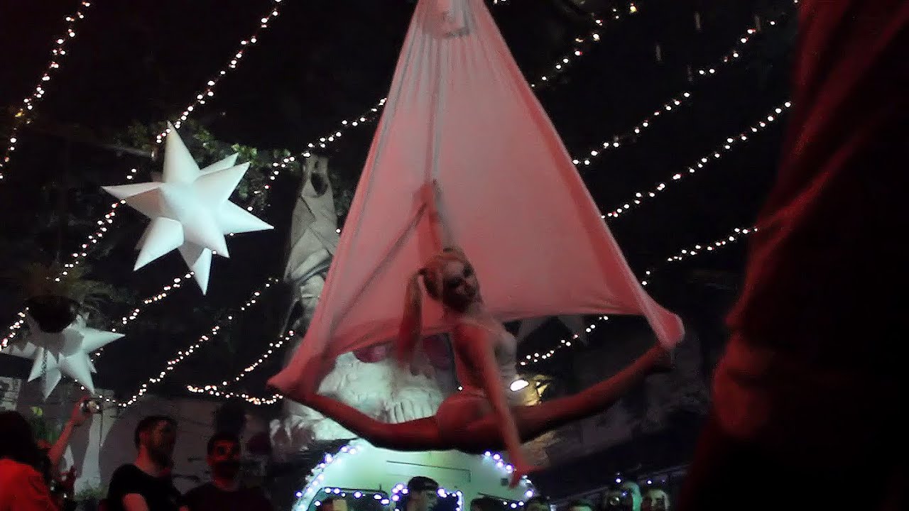 Harley Quinn Suicide Squad Aerial Yoga Hammock Cosplay Silks Performance @VOODOO ROCK