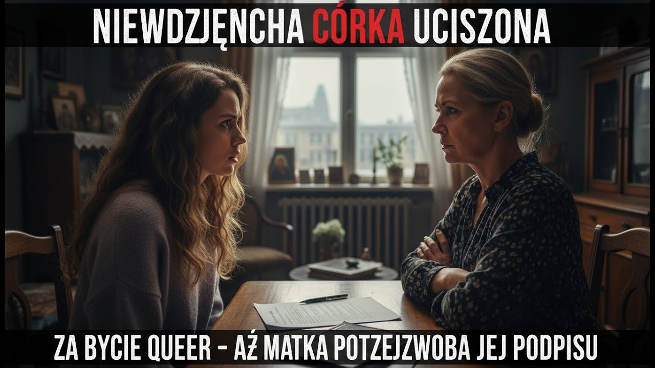 Niewdzięczna córka uciszona za queer – aż matka potrzebowała podpisu.