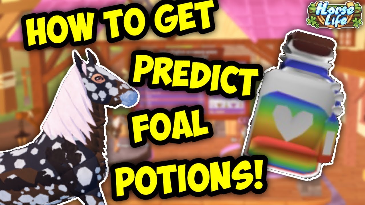 How to EASILY get Predict Foal Potions in Horse Life!