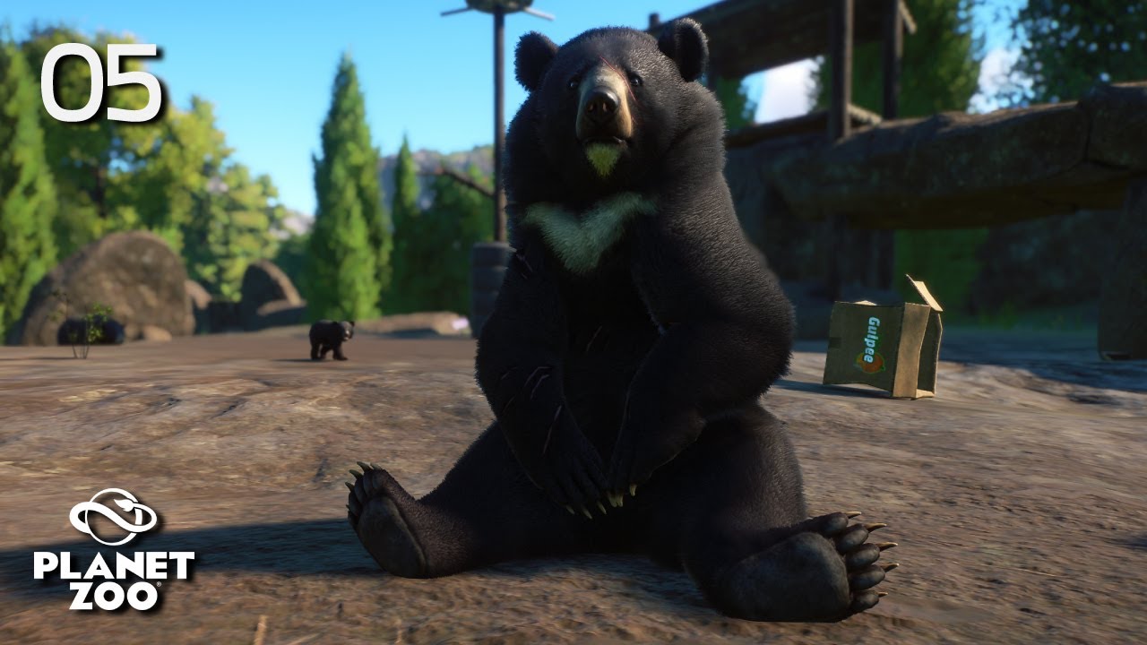 Planet Zoo | Oak Creek Zoo 🦓 | Ep.5 Taïwan Black Bears Habitat