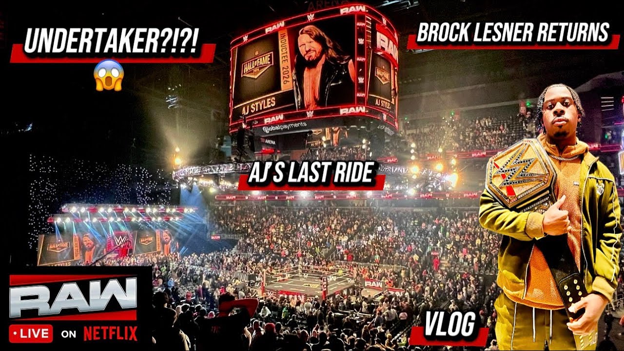 20 Years Later A Childhood Dream Came True In ATLANTA! [WWE LIVE VLOG]