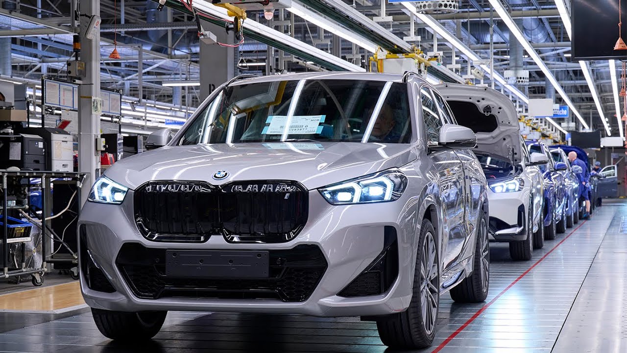 Начало производства BMW iX1 2023 года - завод BMW в Германии