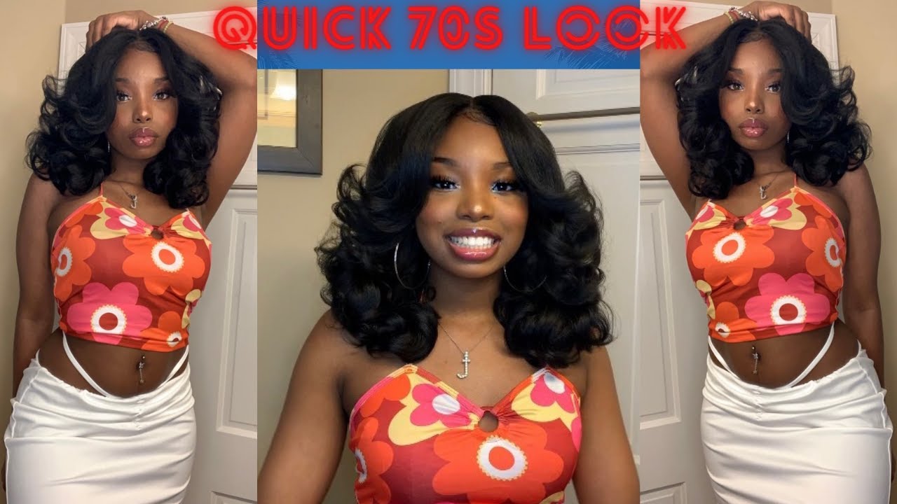 70s Tik Tok Hairstyle| Cheap and Easy Janet Collection Sierra