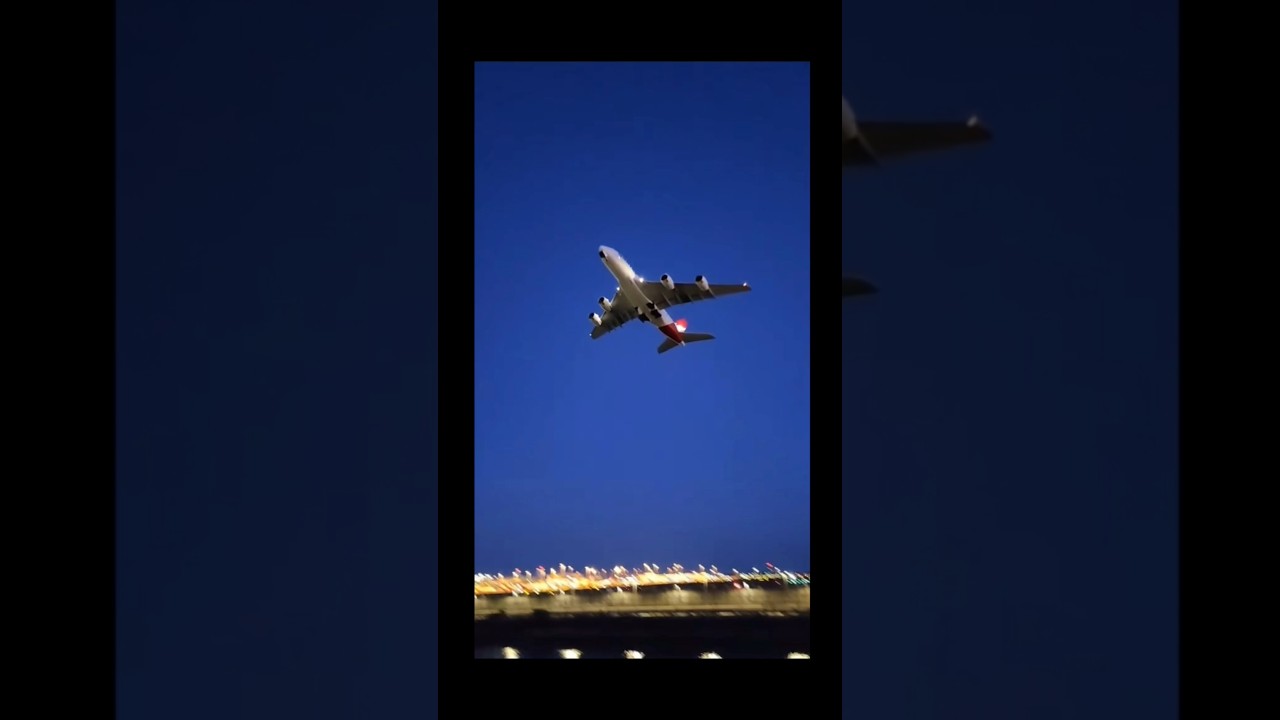 ROARING LOUD A380 QF11 Takeoff #aviation #shorts #plane