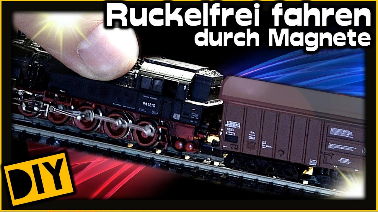 Ein Traum wird wahr. Meine Züge fahren ruckelfrei durch Magnete! [Tutorial] 🚂 [#183] Modellbahn N