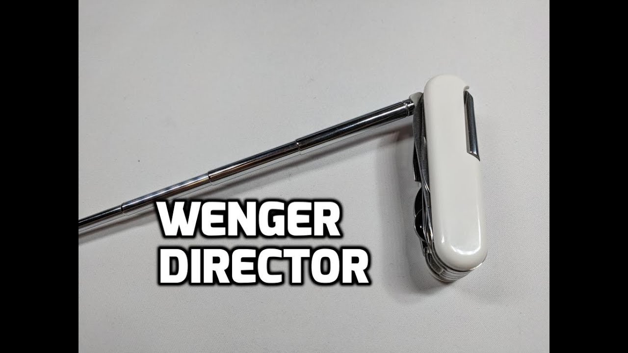 Wenger Director 85mm Discontinued Swiss Army Knife Unboxing and Review