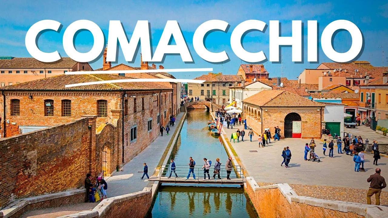 Comacchio. (Video 4k)  Ferrara ITALY 2024