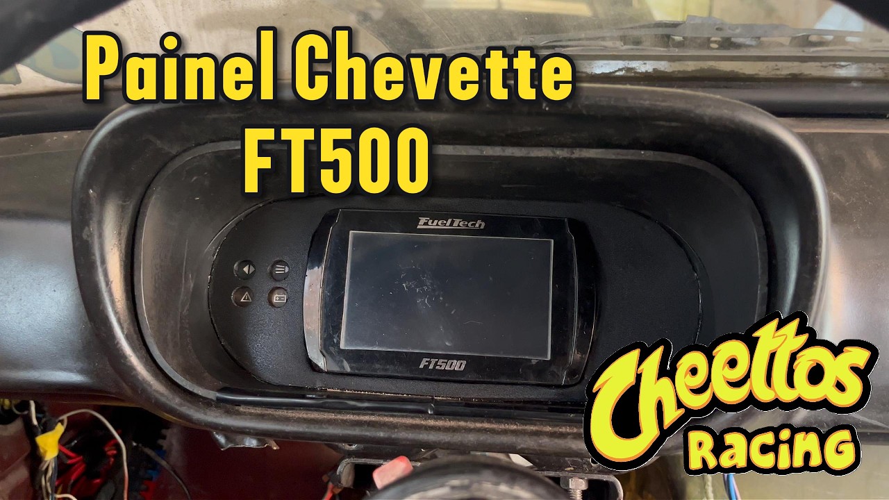 Painel do Chevette com FT500 embutida