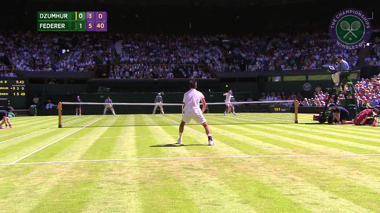 2015 Day 2 Highlights, Roger Federer vs  Damir Dzumhur