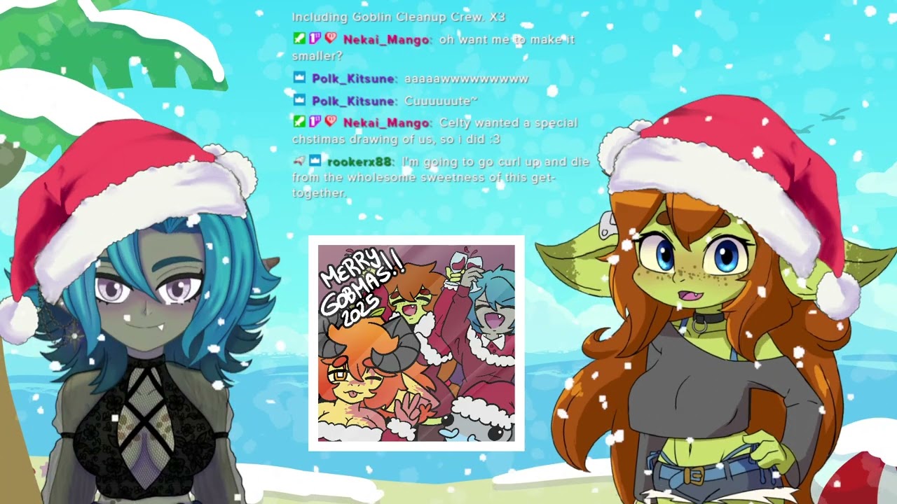 [PNGTUBER] Christmas morning hangout with Gobmode!!!