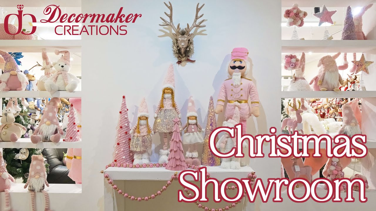 Decormaker showroom Christmas decorations 2024 trends home decor seasonal holiday decorating part 1