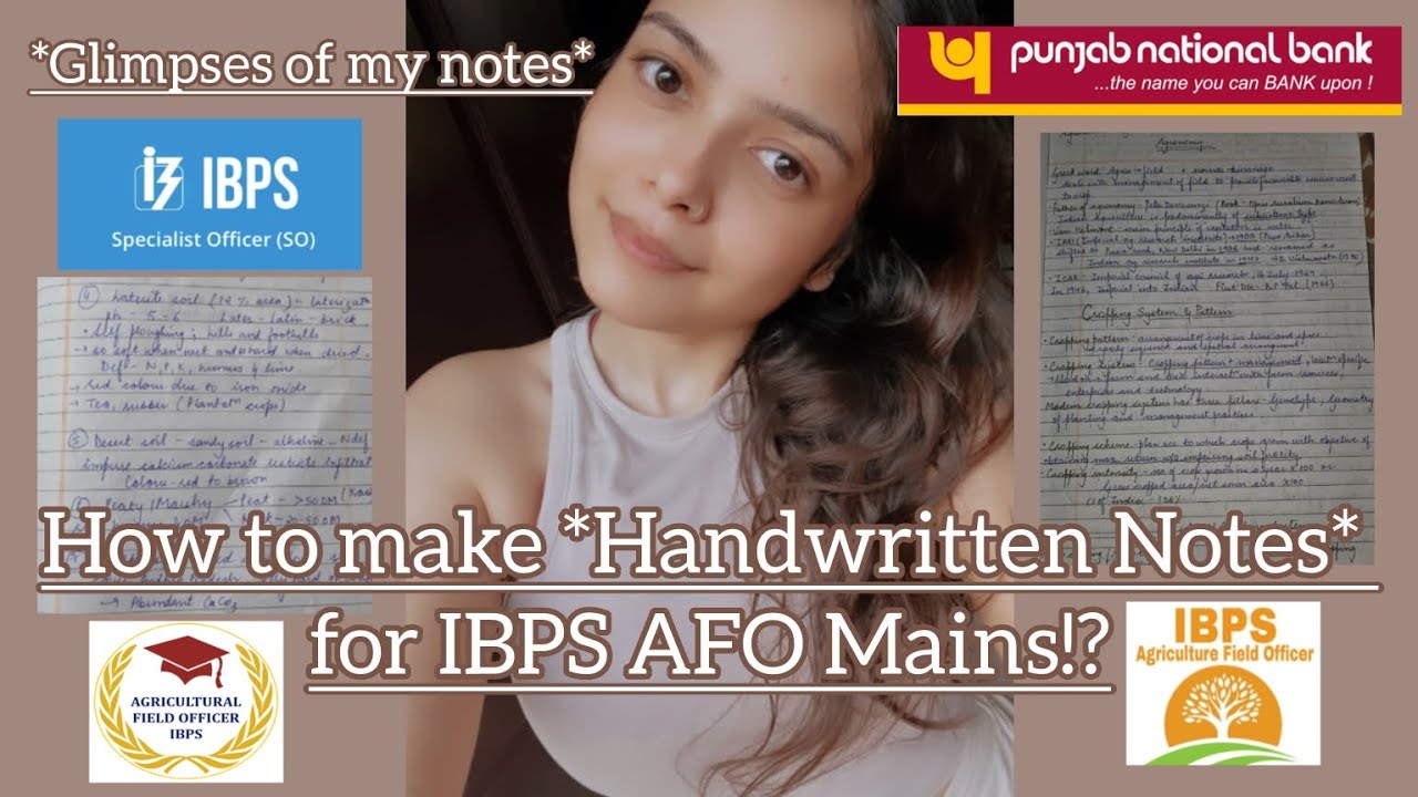 How to make notes for IBPS AFO Mains! My notes!! #ibpssoafo #afo #agriculture #notes #youtubevideo