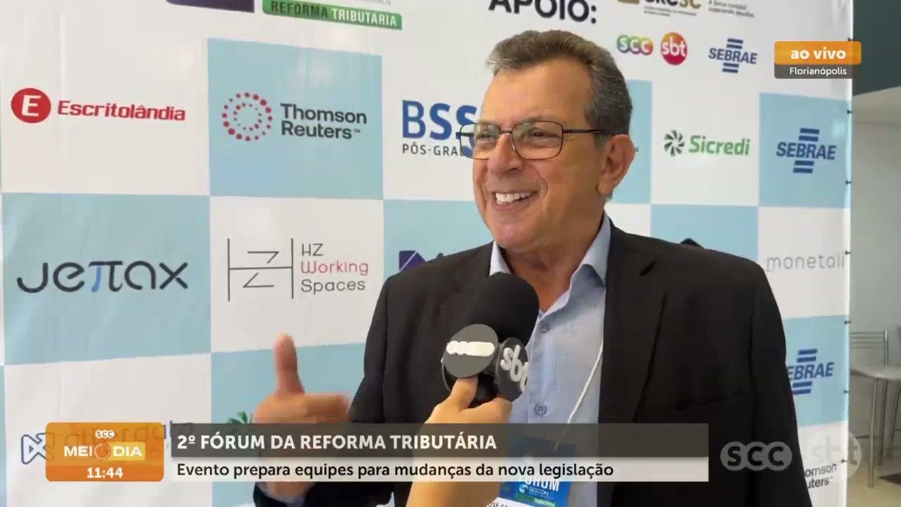 2º FÓRUM DA REFORMA TRIBUTÁRIA prepara equipes para nova legislação | Cotidiano | SCC Meio-Dia