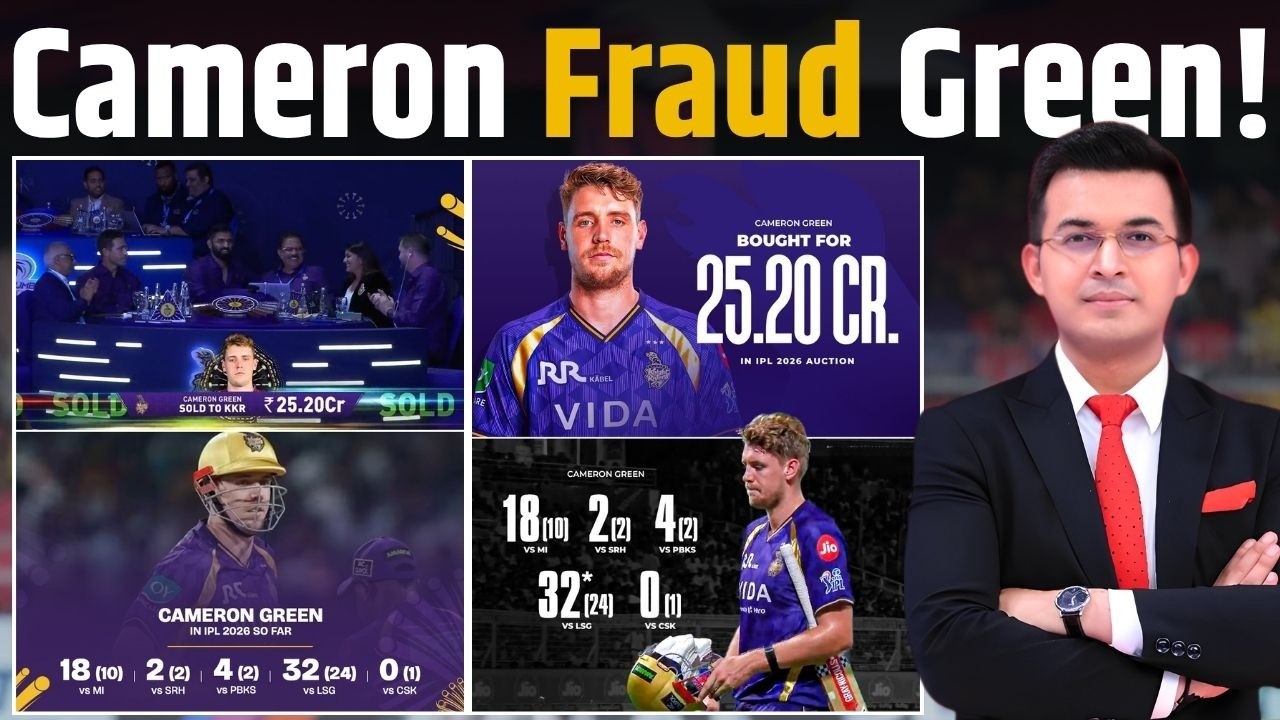 &lsquo;Big Price Tag, Quiet Returns&rsquo;: KKR&rsquo;s Cameron Green&rsquo;s ₹25.2 Crore IPL 2026 Struggles Continue