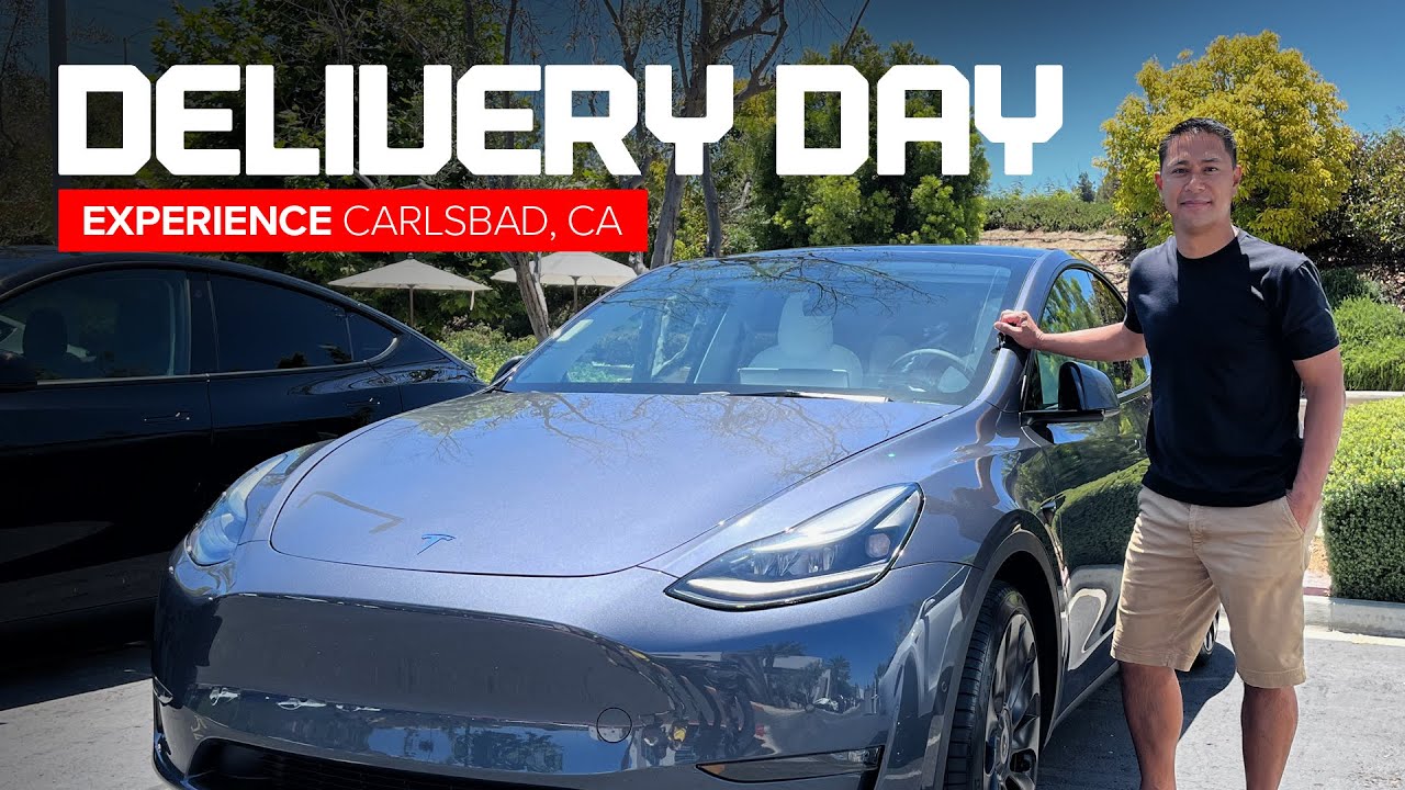 ЗАБИРАЮ МОЮ TESLA MODEL Y PERFORMANCE - КАРЛСБАД, КАЛИФОРНИЯ