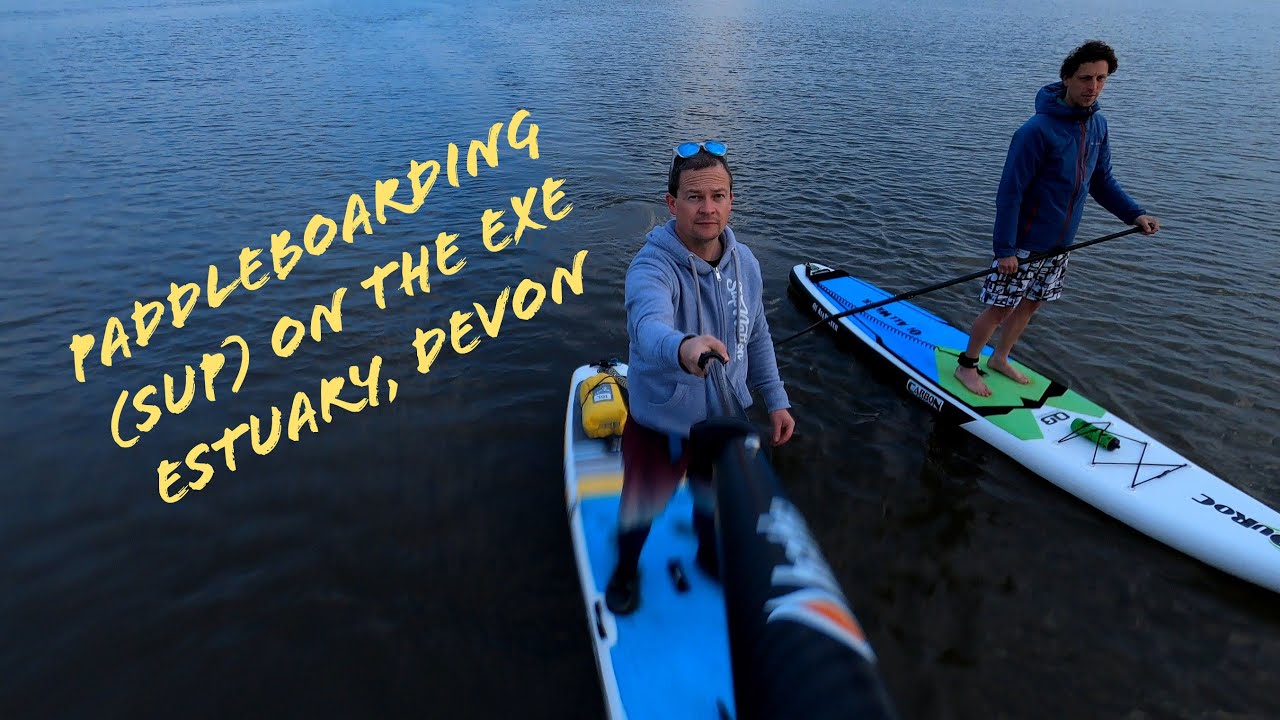 Paddleboarding (SUP) on the Exe Estuary, Devon