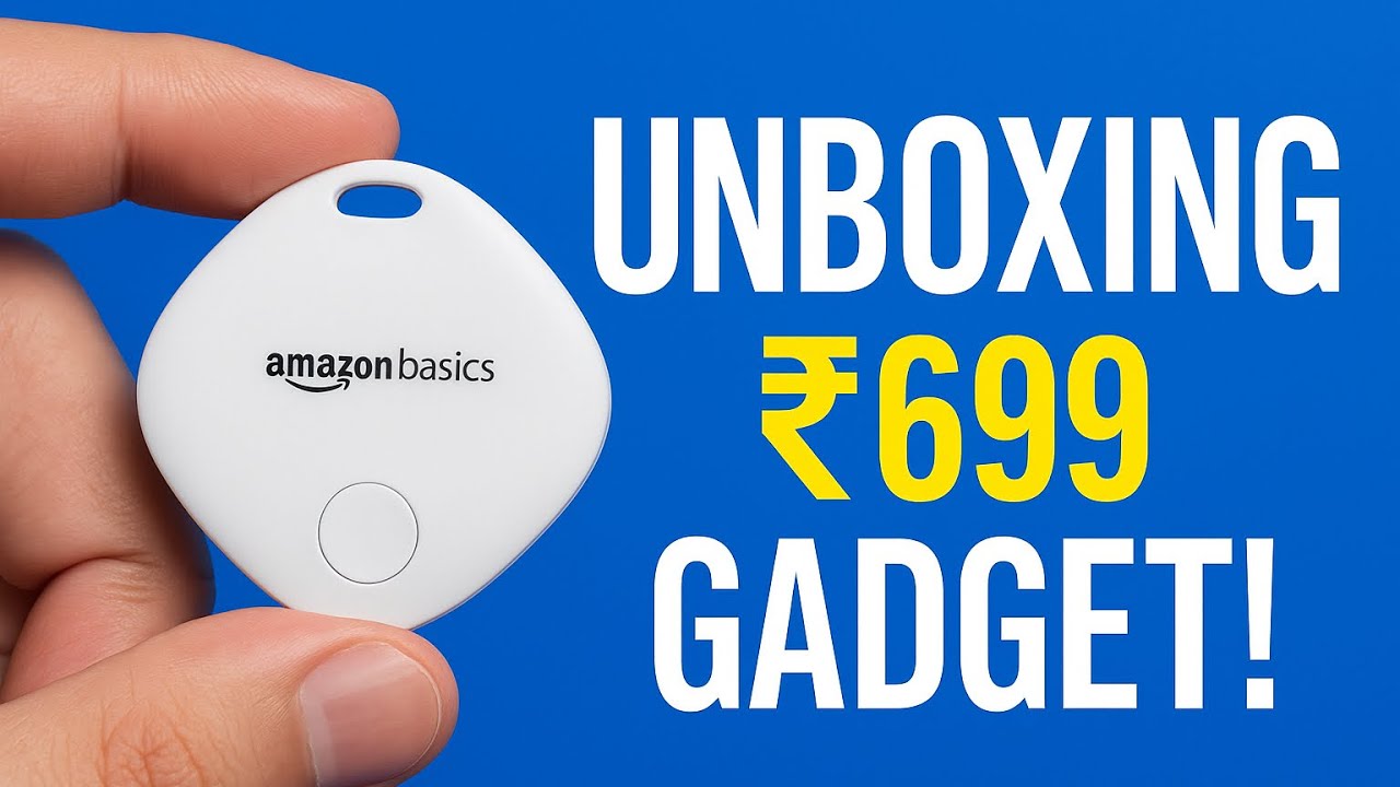Amazon Basics Aero Tag Unboxing 🔥 | ₹699 Smart Tracker