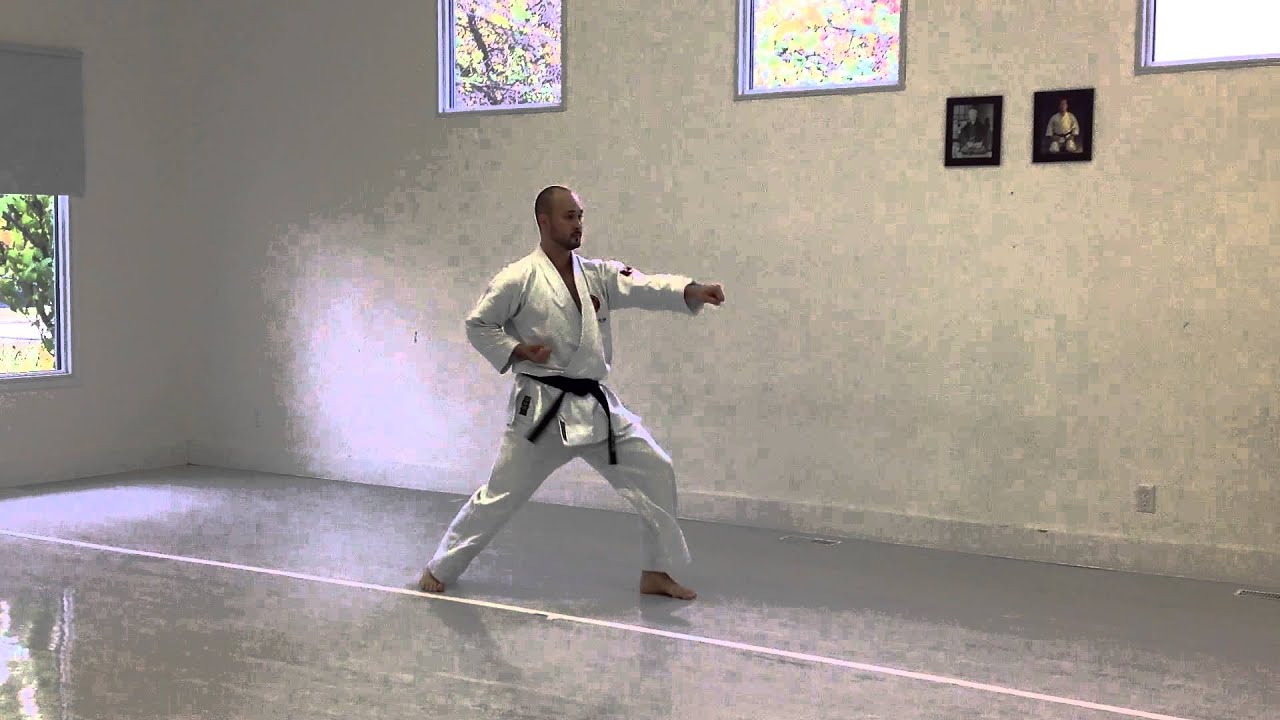 Oi Zuki Chudan, Zenkutsu Dachi | IKD Testing Syllabus videos | Shotokan Karate 2013