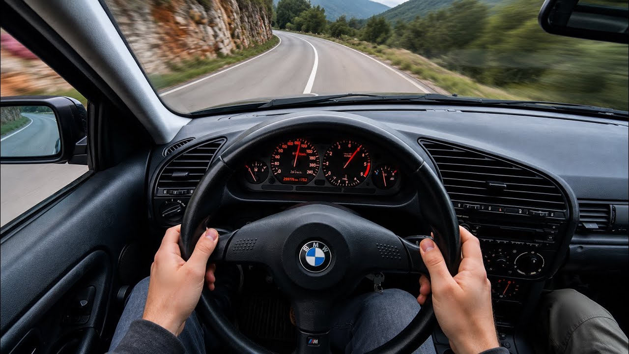 POV: Straight Piped BMW E36 325i - Brutal Acceleration Sound!