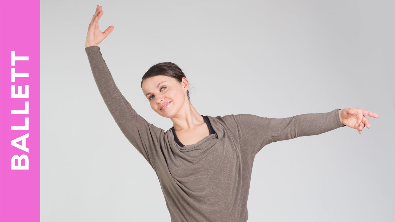 Ballett lernen - Training zum mitmachen - Tanz Workout für Anfänger - Tanz mit Anna - HD