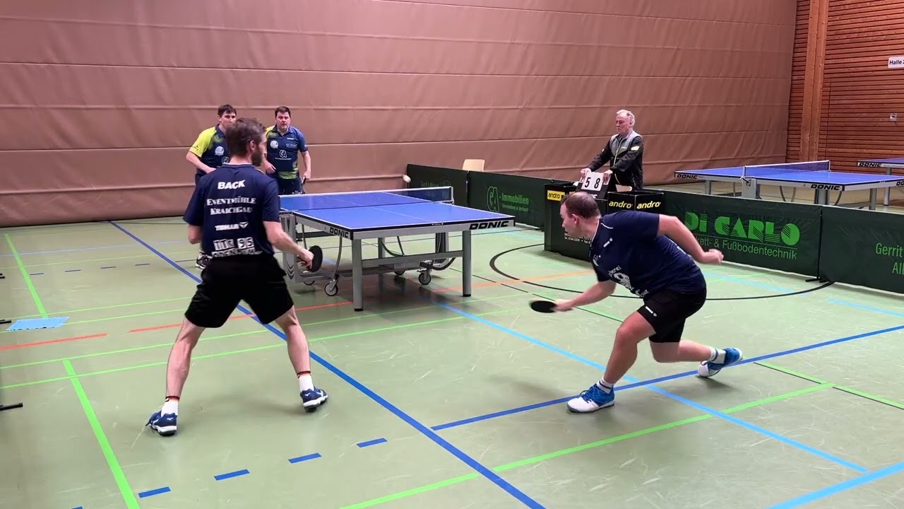 Ein ungewöhnliches Doppel! Back/Kleinert vs. Karakasevic/Magyar