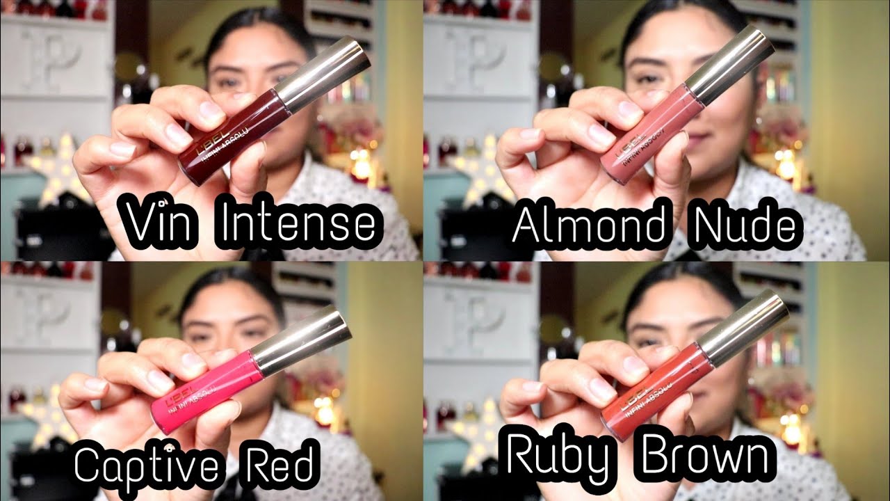 NUEVOS 4 TONOS INFINI ABSOLU L'BEL 💋 Pao Pajarito Beauty