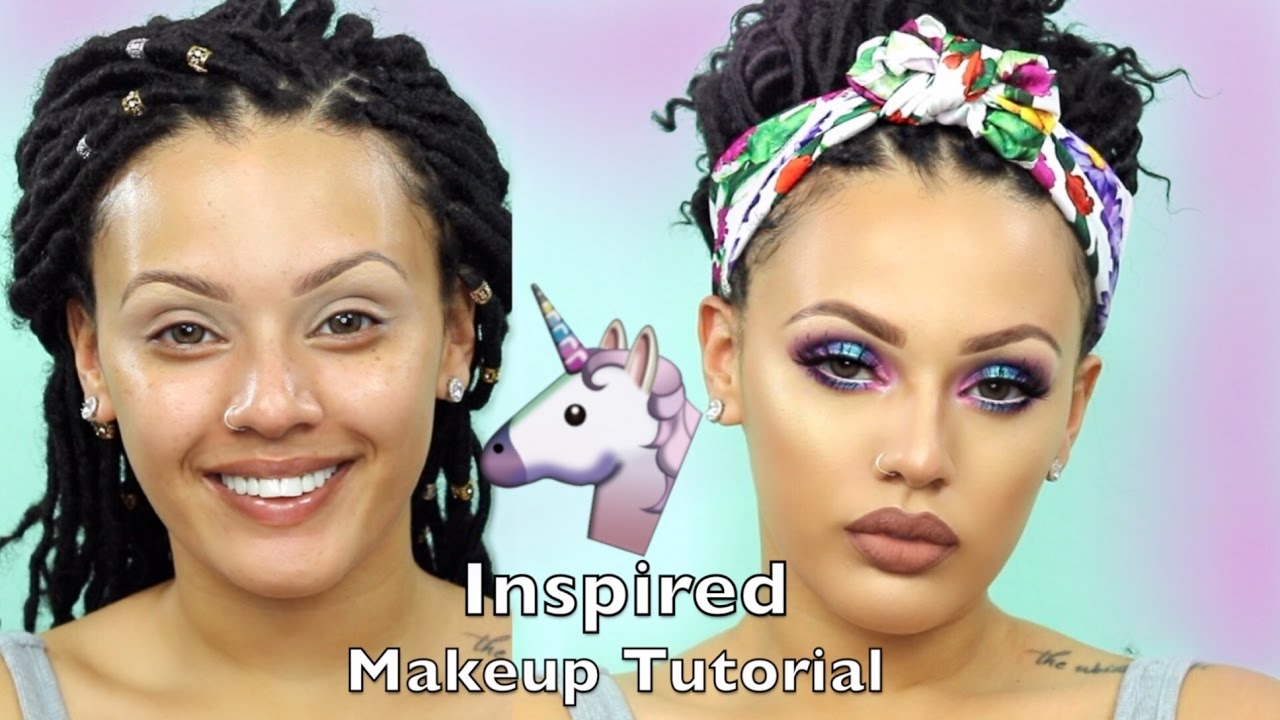 Unicorn Inspired Makeup Tutorial | Viva_Glam_Kay