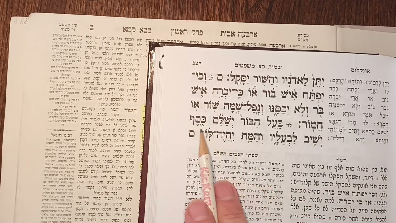 1 Daf .ב Le Talmud (Guemara-Rachi) Expliqu&eacute; en Fran&ccedil;ais Baba Kama