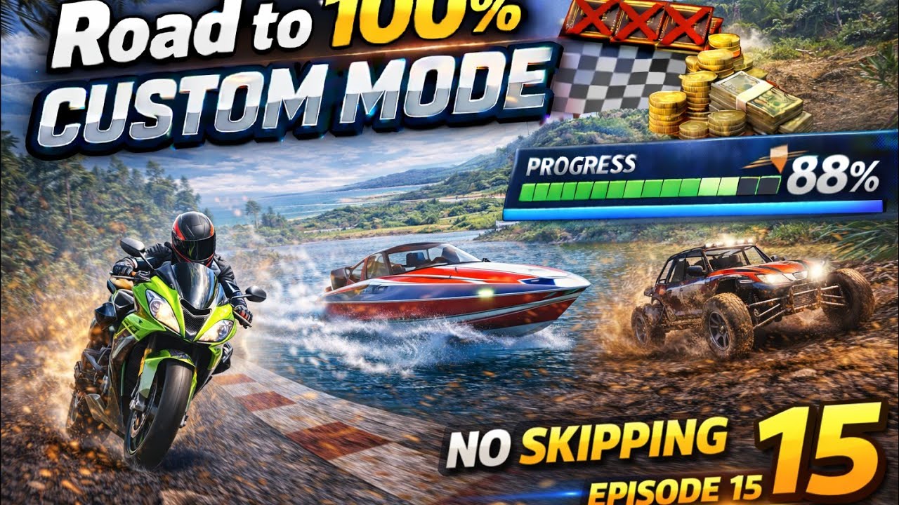 🎬 Road to 100% Custom Mode – Episode 15 | No Skipping