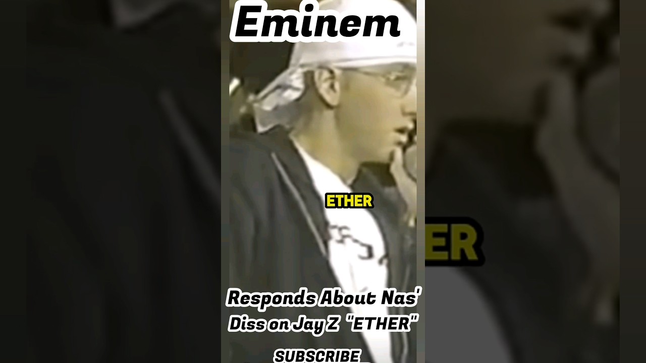 Eminems Reaction To Nas' Words About Him On ETHER (Jay Z Diss)