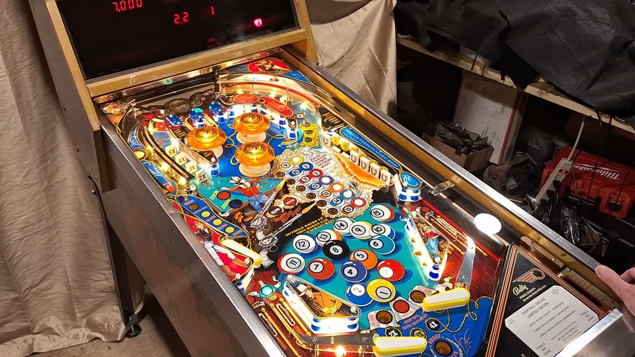 Eightball Deluxe LE Restored to Look and Play Like New Condition!