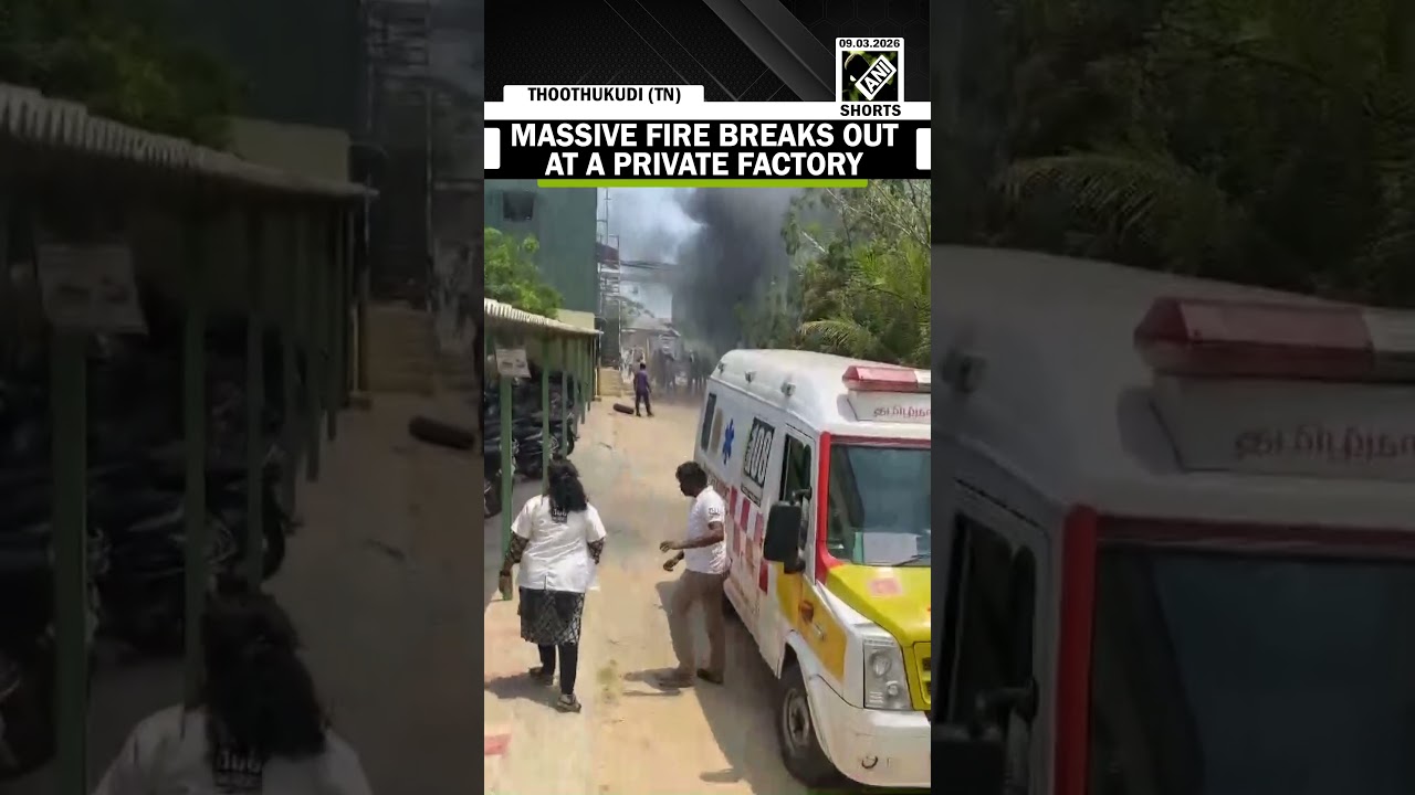 Major fire breaks out at Thoothukudi private factory, rescue operations underway