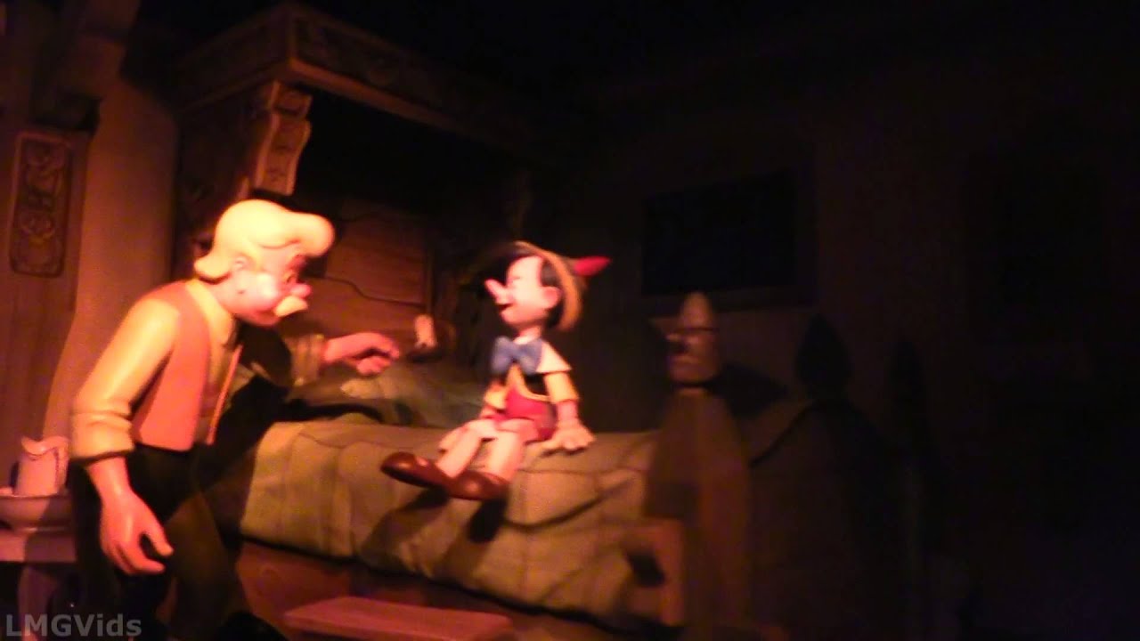 Pinocchio's Daring Journey Disneyland 2014 (Complete Ride Through & Queue 1080p POV)