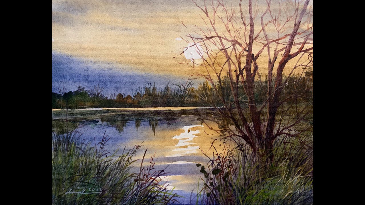 How To Paint Watercolor On Canvas