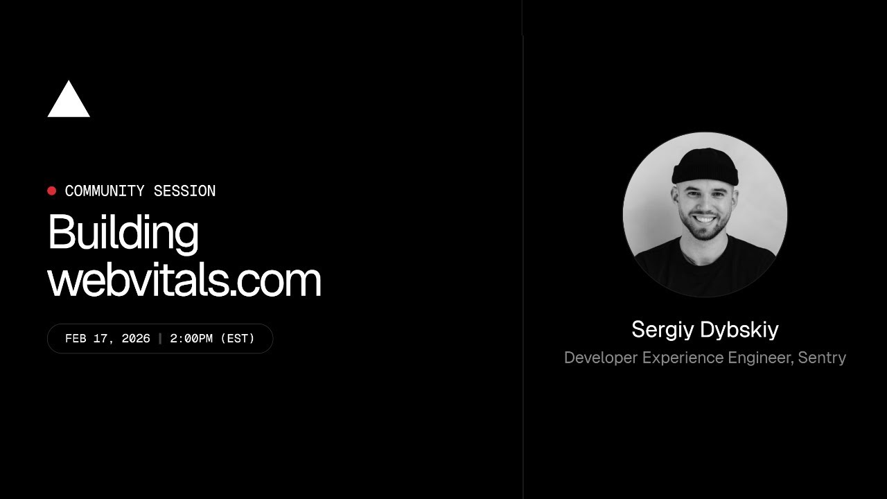 Community Session: Building webvitals.com