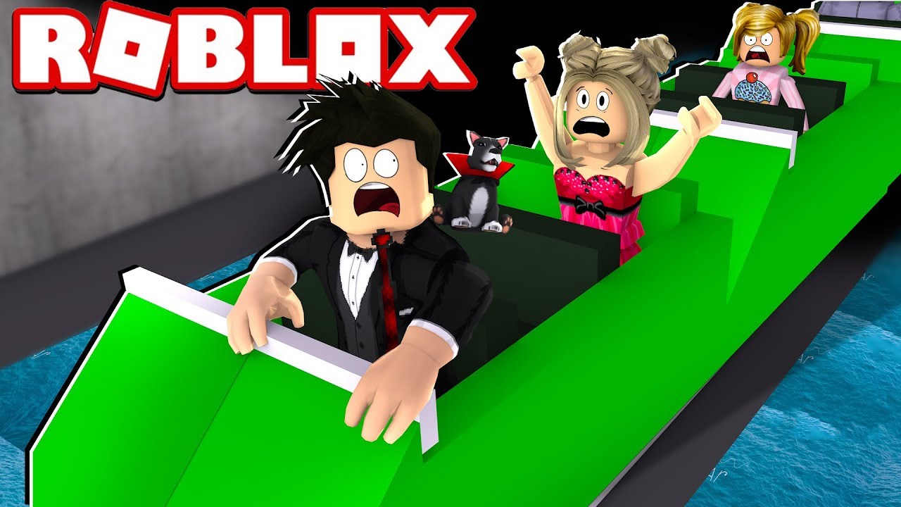 LEVANDO SUSTO NO PARQUE DE DIVERSÕES | Roblox - Theme Park HeideLand