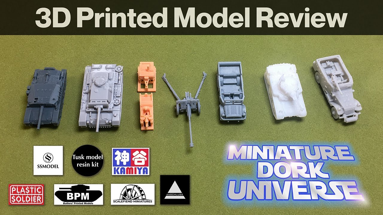 Spotlight on 3D Printed Models (12 & 15mm WW2 Miniatures)